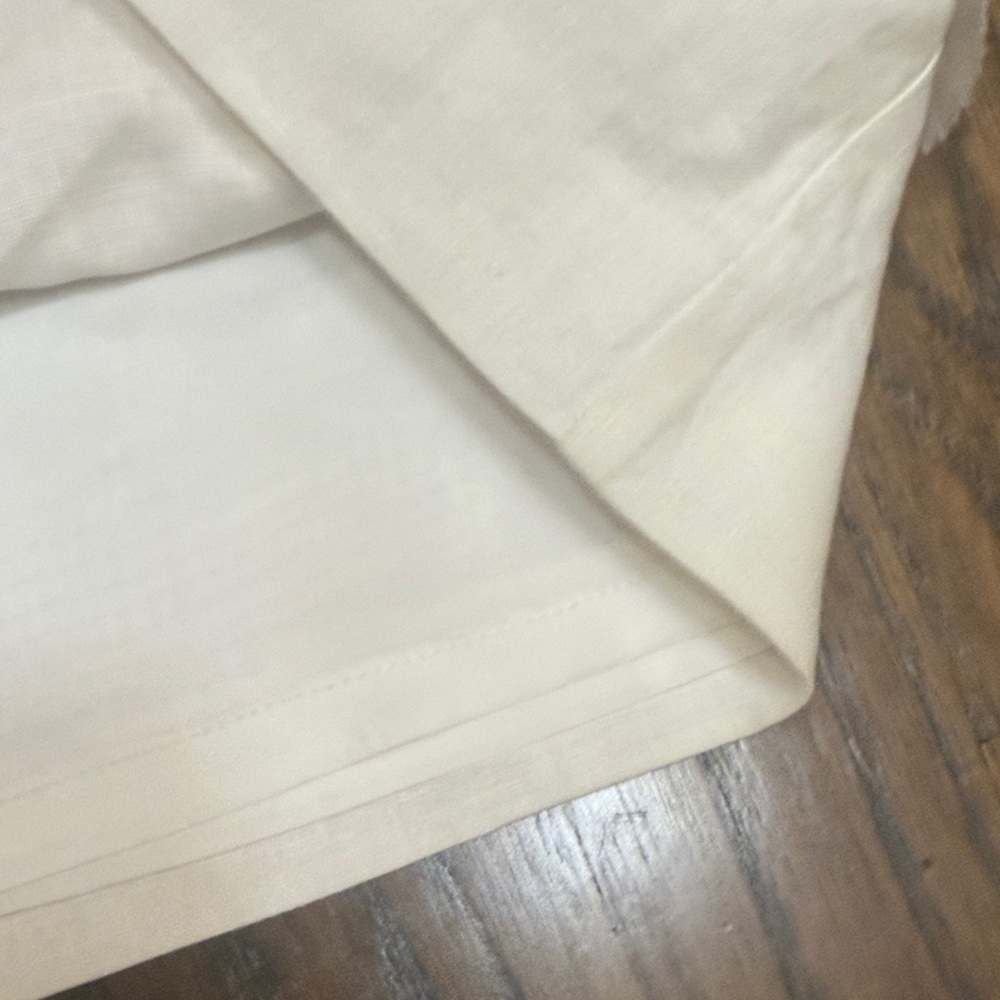 VTG Madison Studio White Linen Sleeveless Midi Dress - Picture 6 of 9